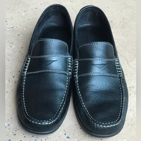 SANDRO Penny Loafer Slip-ons Shoes Sandro Moscoloni Vineyard Brown Leather Penny Loafer Slip On  main image 2